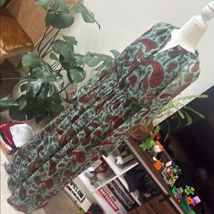 Bohemian Paisley Maxi Dress like new, only wore ones